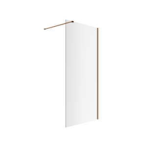 Excellent Vidoq Walk-In Ścianka Prysznicowa Prosta 80X200 Szczotkowany