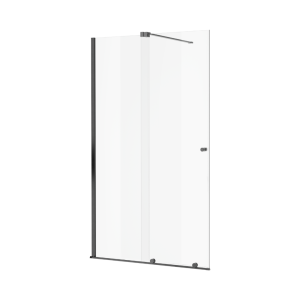 Excellent Drzwi Ortigo Walk-In Prysznicowe 110X200 Grafit Szczotkowany