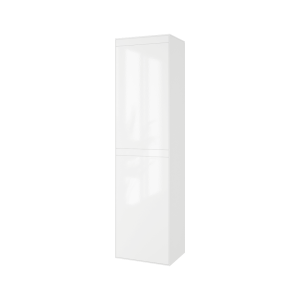 Excellent Finli Szafka Wisząca Boczna 150 Cm Wysoka Biały Połysk