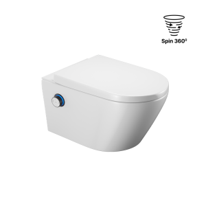 Excellent Miska Bidetu Pokrętło Dakota 2.0 D3 Spin Wc 360 Czarny Mat