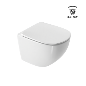 Excellent Miska Luqa Wc Wisząca Bezrantowa Spłukiwania 48 360 Biały Połysk