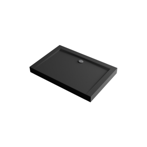 Excellent Brodzik Forma Compact X Prostokątny Wysoki 110X80 Czarny Mat