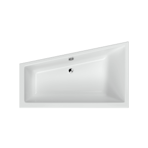 Excellent M-Sfera Slim Wanna Narożna 160X95 Cm Lewa Biały Połysk