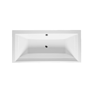 Excellent Crown Grand Wanna Prostokątna 190X90 Cm Biały Połysk
