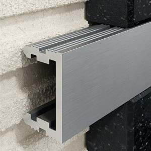 Excellent Profil U Listello Długość Aluminiowy 12 250 Srebrny Szczotkowany