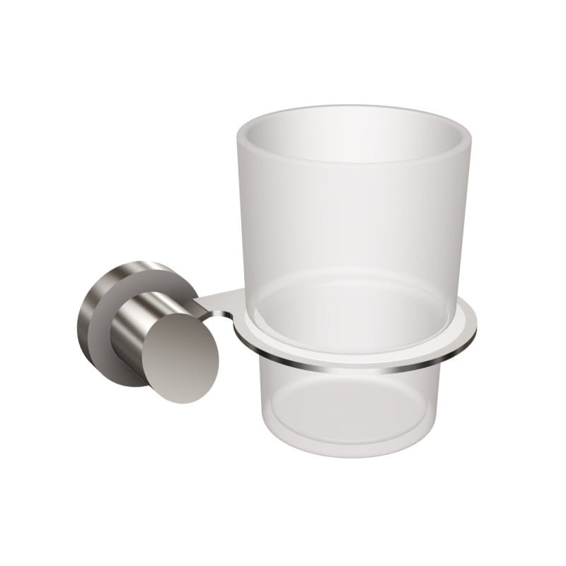 WIESZAK 1-SZKLANKOWY NOVEL STAL SZCZOTKOWANA