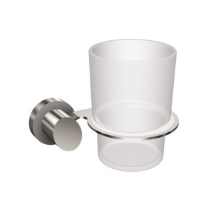 WIESZAK 1-SZKLANKOWY  NOVEL STAL SZCZOTKOWANA