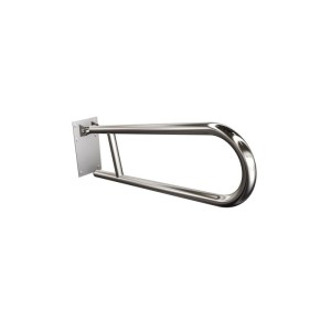 UCHWYT PÓŁOKRĄGŁY UCHYLNY 60 NA PODSTAWIE PROSTOK. STAL NIERDZ. POLER