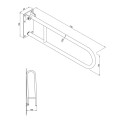 wymiary uchwytu 75cm