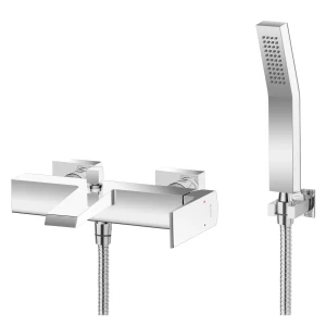 Bateria wannowa z zestawem natryskowym Vedo SETTE CROMO CHROM