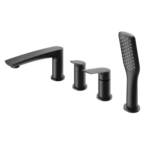 Bateria wannowa 4-otworowa Vedo DESSO NERO CZARNY MAT