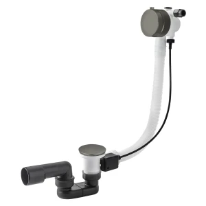 Przelew wannowy z korkiem automatycznym 70 MINIMALISTA II 70cm Vedo  SZCZOTKOWANY GRAFIT