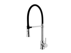Bateria zlewozmywakowa B-NERA Vedo  CHROM – CZARNY MAT