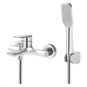 Bateria wannowa z zestawem natryskowym Vedo ALETTA CROMO CHROM