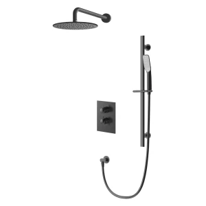 Kompletny system natryskowy podtynkowy IV 30 TERMO Vedo ALETTA NERO CZARNY MAT