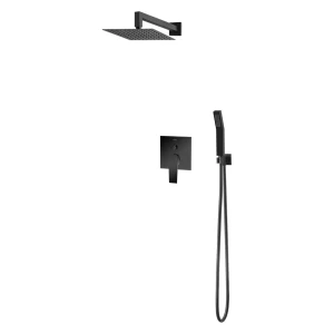 Kompletny system natryskowy podtynkowy III 30 Vedo SETTE NERO CZARNY MAT