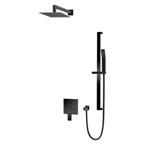 Kompletny system natryskowy podtynkowy IV 30 Vedo SETTE NERO CZARNY MAT