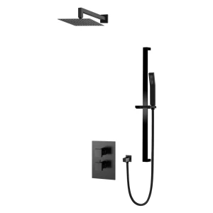 Kompletny system natryskowy podtynkowy IV 30 TERMO Vedo SETTE NERO CZARNY MAT