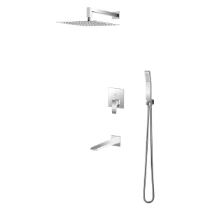 Kompletny system wannowo-natryskowy podtynkowy I 25 Vedo SETTE CROMO CHROM