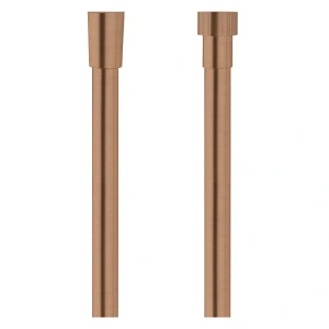 Wąż natryskowy metalizowany METALIC ANTI TWIST 150cm ROSSO Vedo  SZCZOTKOWANA MIEDŹ