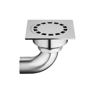 Kratka odpływowa 100x100mm mosiądz Vedo  CHROM