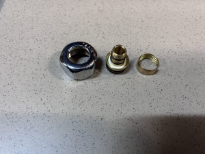 ZŁĄCZKA CHROM PEX 3/4X16/2 KOMEX