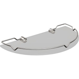 PÓŁKA PÓŁOKRĄGŁA Z RAMKĄ CHROM ANDEX CLASSIC