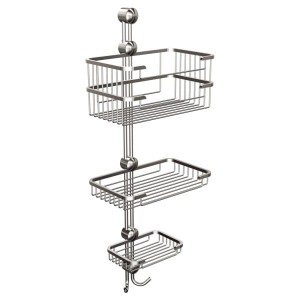 MYDELNICZKA PROSTOKĄTNA 3-PÓŁKI CHROM ANDEX CLASSIC