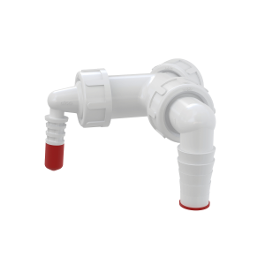 PODWÓJNY PRZYŁĄCZ DO SYFONU PRALKOWEGO PODTYNKOWEGO ALCA