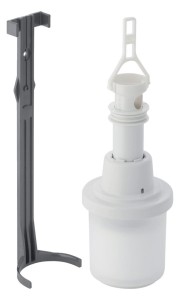 ZAWÓR SPUSTOWY DO TOALET, BIAŁY/CZARNY GEBERIT