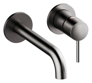 BATERIA UMYWALKOWA OSIER PODTYNKOWA L-180 DAMIXA SZCZOTKOWANY GRAFIT PVD