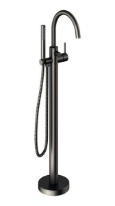 BATERIA WANNOWA STOJACA SILHOUET SZCZOTKOWANY GRAFIT PVD DAMIXA