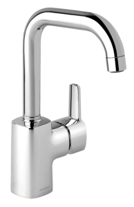 BATERIA UMYWALKOWA Z RUCHOMĄ WYLEWKĄ DAMIXA CHROM