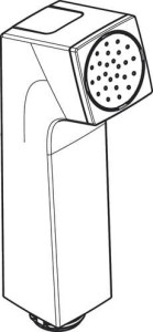 RĄCZKA BIDETOWA HANSGROHE BRĄZ SZCZOTKOWANY HANSGROHE