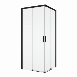 KABINA NAROŻNA ROZSUWANA 90X90X200 TOP LINE S BLACK SANSWISS