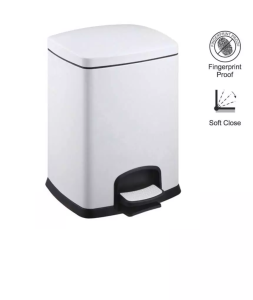 KOSZ NA ŚMIECI 5L PREMIUM PROSTOKĄTNY BIAŁY STELLAFORME