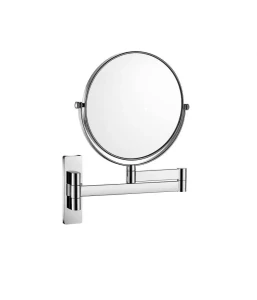 LUSTERKO KOSMETYCZNE KWADRAT POWIĘKSZAJĄCE 3X PODWÓJNE RUCHOME RAMIĘ STELLA