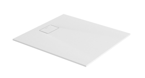 BRODZIK PROSTOKĄTNY 100x80x1,5 CM LAVANO BIAŁY EXCELLENT